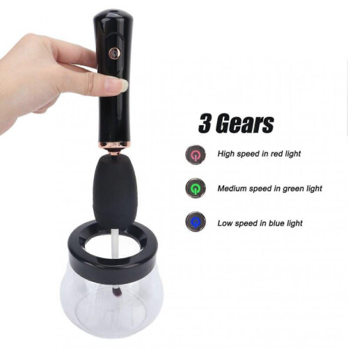 2025 Latest Model Electric Brush Cleaning Machine Automatic Drying 3 Gears USB... 2