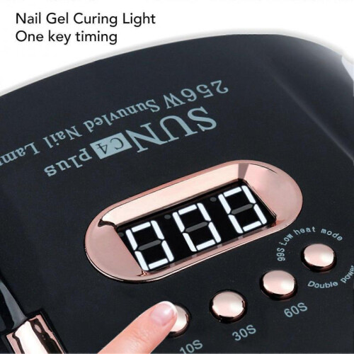 2025 Latest Model 256W Nail Gel Curing Lamp Various Time Setting Detachable Bo... 2