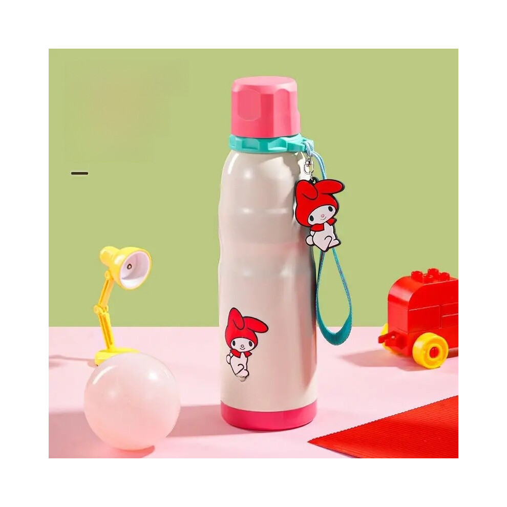 (Melody)Sanrio Melody Imprimé Tasse à Aspirateur Extérieur Isolé Tasse à Eau