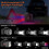 Rechargeable Spotlight Flashlight, 6000 High Lumen LED Spotlight Flashlight, 20h 4
