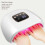 2025 Latest Model Nail Art Lamp Screen Display 180W High Power Multi Functiona... 2