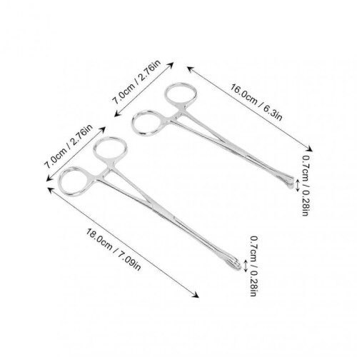 2025 Latest Model Professional Body Piercing Kit Stainless Steel Piercing Forc... 1