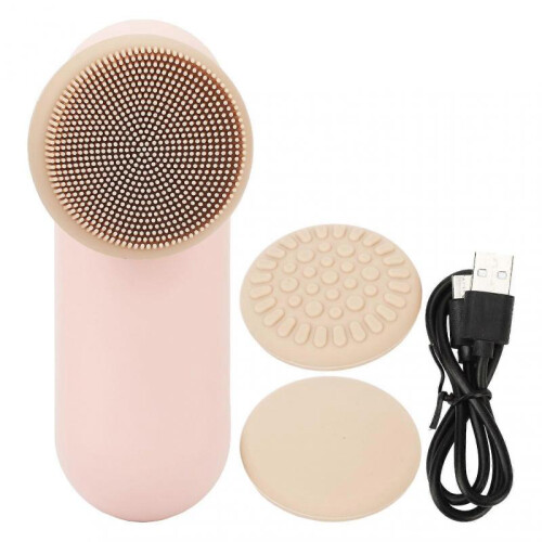 2025 Latest Model Face Massage Device Brush 3 Gear Adjustable Silicone Heads H...