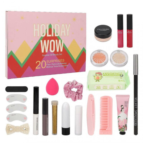 2025 Latest Model 20pcs Blind Box Makeup Gift Set Eye Shadow Lip Gloss Blush F...