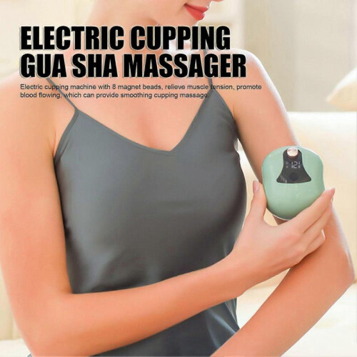 2025 Latest Model Electric Scraping Massager 8 Magnetic Beads 12 Gears Hot Com... 2
