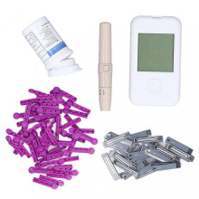 2025 Latest Model Blood Glucose Monitor Kit Monitoring System Large LCD Screen...