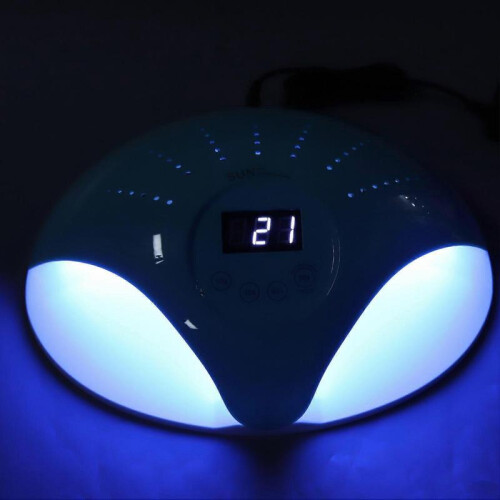 2025 Latest Model Nail Lamp 48W Intelligence Sensitive UV Double Light Source ... 2
