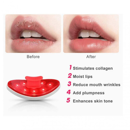 2025 Latest Model 2 in 1 Red LED Light Lip Eye Care Tool Device 4 Heating Mode... 1