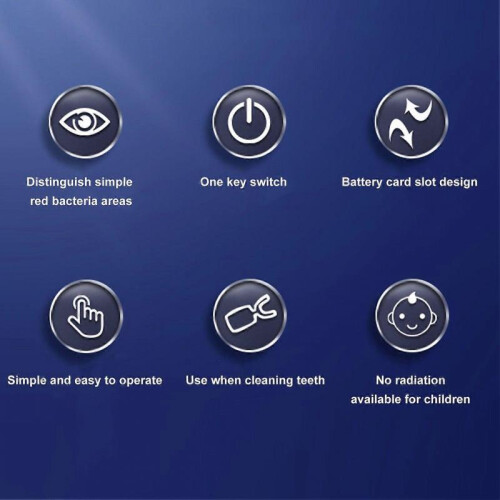 2025 Latest Model Dental Plaque Detector Tooth Calculus Plaque Finding Disclos... 2