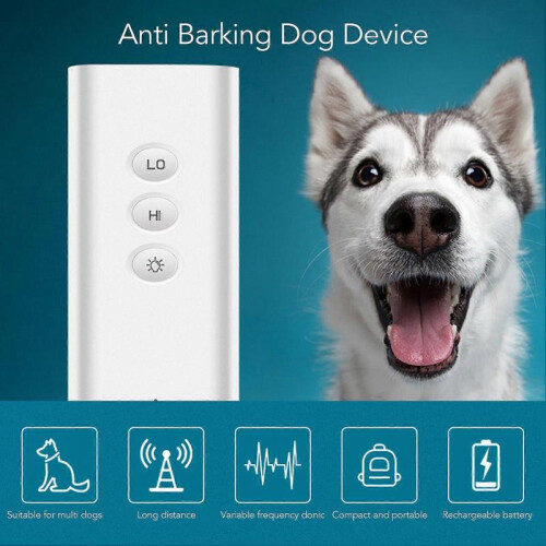 2025 Latest Model Handheld Anti Barking Dog Device Ultrasound Long Range Recha... 1