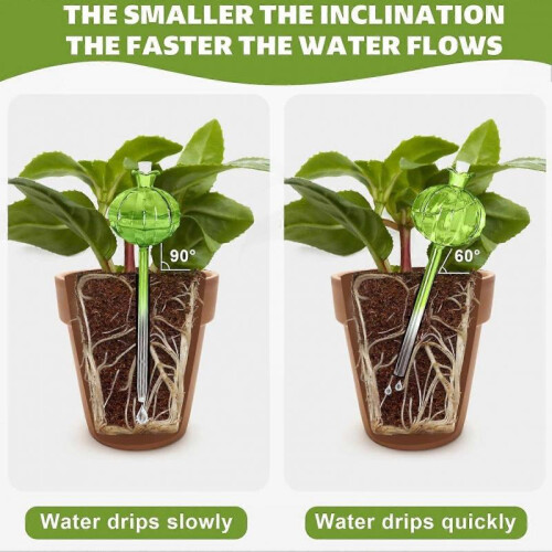 2025 Latest Model 4pcs Self Watering Flower Globes Decorative Automatic Plants... 1