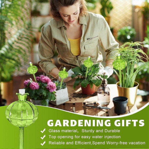 2025 Latest Model 4pcs Self Watering Flower Globes Decorative Automatic Plants... 2