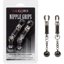 Nipple Grips Weighted Twist Nipple Clamps Black