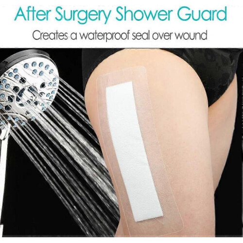 Large Waterproof Knee Replacement Surgery Adhesive Bandages Hip Surgery Shower 1