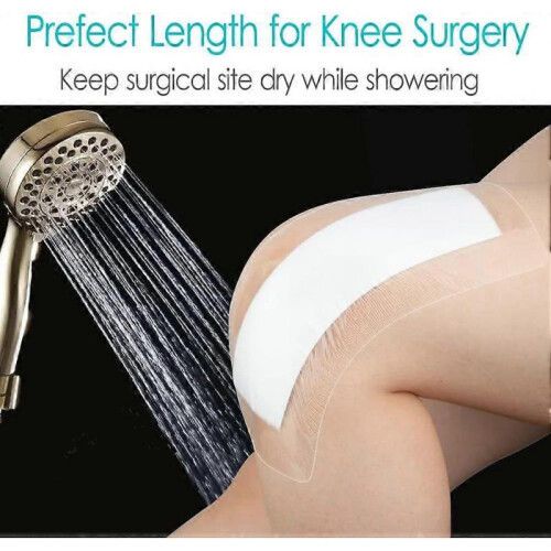 Large Waterproof Knee Replacement Surgery Adhesive Bandages Hip Surgery Shower 2