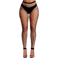 2025 Latest Model  Women Sexy Tights Fishnet Opening Leggings Stripe Pantihose