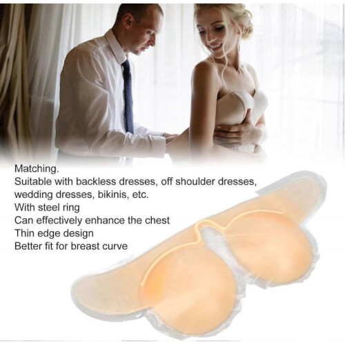 2025 Latest Model  Adhesive Bra Push Up, Silicone Strapless Bra Backless 2