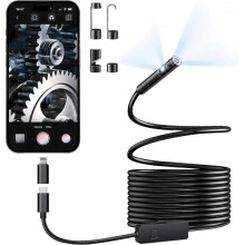 High quality brand new  [Dual-Lens] Endoscope Camera with Light, 1920P HD