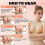 2025 Latest Model  Sticky Bra, Adhesive Strapless with Nipple Covers, Silcone 3