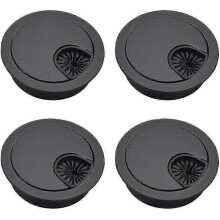 Computer Grommet 60mm, 4pcs Metal Cable Grommet, Desk Table Grommet