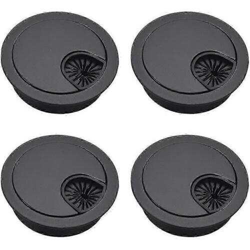 Computer Grommet 60mm, 4pcs Metal Cable Grommet, Desk Table Grommet
