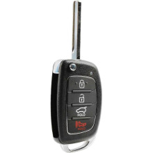 Flip Key fits 2013-2015 Hyundai Santa Fe Keyless Entry Remote Fob (95430-4Z100