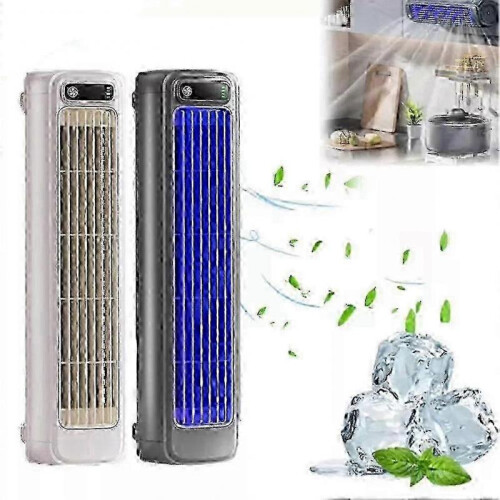 (White) Portable Quiet Cooling Fan Air Conditioner with Triple Speed Control 2