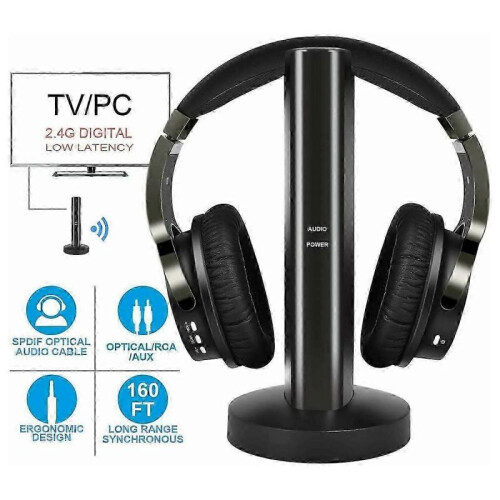 Wireless TV Headphones, Digital RF Transmitter 2