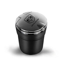 (Black) Led Light Car Ashtray Creative Car Ashtray For Dodge Journey Caliber Charger Caravan Ram 1500 Stratus Laser Custom Logo Ashtray - Car Ashtray