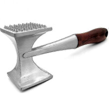 Dual-Sided Meat Tenderizer Hammer, Heavy Duty Kitchen Mallet for Steak & Chicken