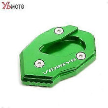 (Full Green) Kickstand Foot Side Stand Extension Pad Support Plate For KAWASAKI versys1000 VERSYS 1000 SE VERSYS X300 VERSYS X250 Accessories
