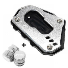(R1250GS Silver) For BMW R1200GS R1250GS R 1200 1250 GS ENTURE LC GSA 2021 Motorcycle Accessories Kickstand Side Stand Enlarger Pad