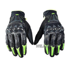 (L, Black Green) Delicate Fox Bomber Gloves Mountain Bicycle Off-road Guantes Enduro Motocross Moto Cross Riding Cycling Black Green Luvas Mens