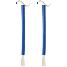 (As show, One size) 2 Pcs Handicapped Auxiliary Shoehorn Shoe Shaper Shoe Helper Sock Remover Aid Shoe Lifter