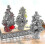 (As show, One size) 20cm Miniature Christmas Tree - Decoration, Mini Artificial Christmas Tree (Silver) 3