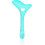 (Blue, One size) Silicone Eyeliner Tool - Reusable Eyeliner Stencils Aid Tool (Multifunctional) 1