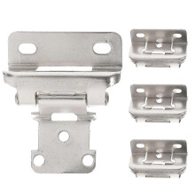 (As show, One size) 4pcs Cabinet Self Closing Hinges Decorative Kitchen Cabinet Hinges Cupboard Hinges