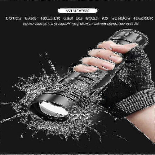 1000000 Lumens Super Bright Led Tactical Flashlight Rechargeable Led Work Light 2