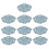(As show, One size) 10pcs Urinal Screen Pads Scented Urinal Anti-splash Screen Odor Neutralizer 3