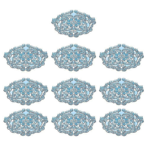 (As show, One size) 10pcs Urinal Screen Pads Scented Urinal Anti-splash Screen Odor Neutralizer 2