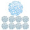 (As show, One size) 10pcs Urinal Screen Pads Scented Urinal Anti-splash Screen Odor Neutralizer 1