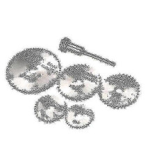 (As show, One size) HSS Circular Saw Blades Kit - 6pcs Rotary Cutting Tools Set with 1/8 Shank