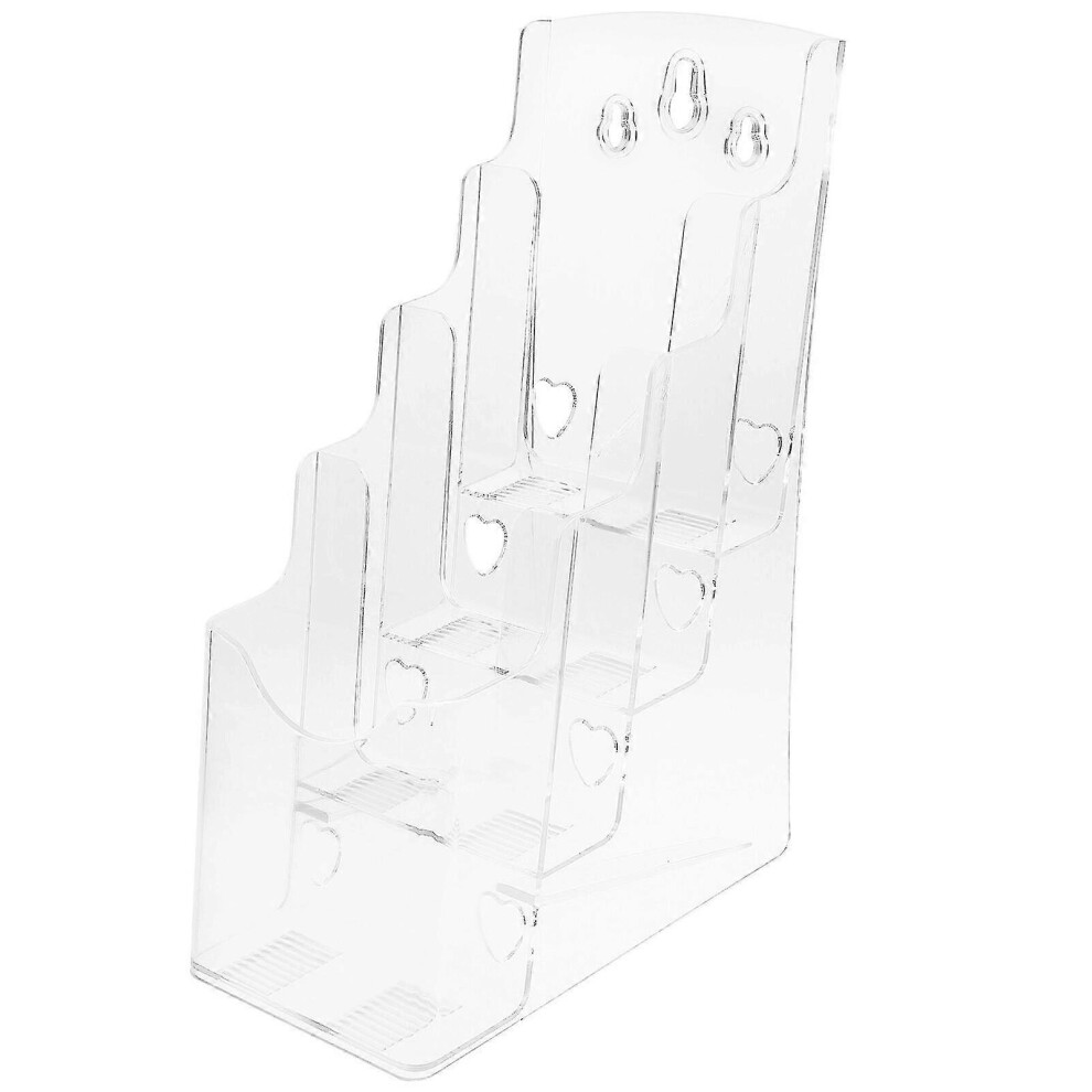 (As Show, One Size) File Rack Wall Mount Brochure Rack, Tabletop Document Stand 6902676317793