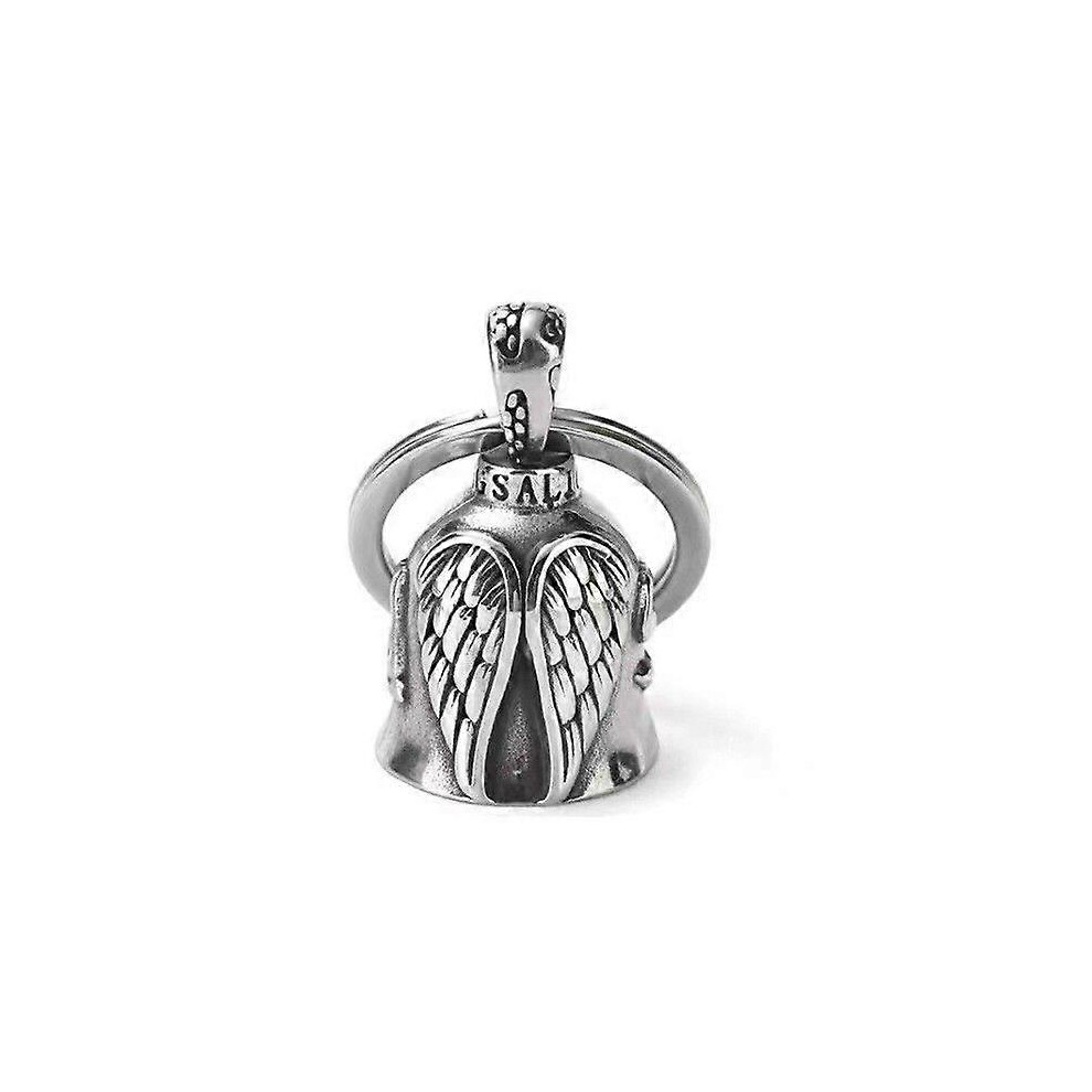 (As Show, One Size) Keychain Bell For Motorcycle And Bicycle Angel Wing Rider Bell For Protection And Good Luck 5033941370869