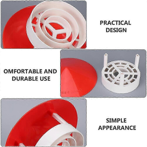 (As show, One size) 2pcs Practical Rainproof Smokestack Durable Smoke Funnel Protector 1