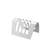 (As show, One size) Stylish Stainless Steel Bread Rack - Perfect for Displaying Toasted Slices