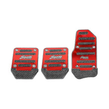 (As show, One size) Car Non-Aluminum Alloy Pedal Pads Manual Gas and Brake Pedal Cover