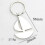 Keyring Ship Boat Sailboat Pendants Keychain Gift (silver 1pc) 5