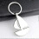 Keyring Ship Boat Sailboat Pendants Keychain Gift (silver 1pc) 3