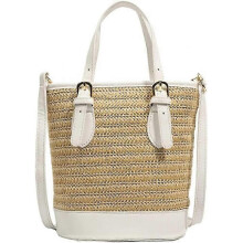 (White) Women Straw Bag Summer Beach Bag Cute Handwoven Hobo Handbag Adjustable Crossbody Bag Vacation Bag Basket Purse 2023